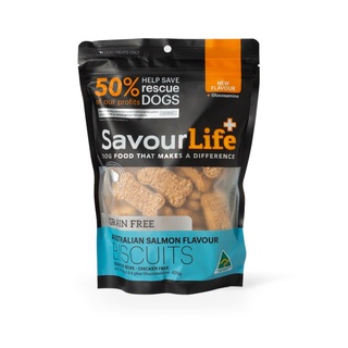 SavourLife Biscuits - Grain Free - Salmon Flavour 425gm