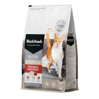 BlackHawk Cat - Adult - Chicken & Kangaroo - Dry Food 8kg