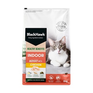 BlackHawk Cat - Adult Indoor - Chicken - Healthy Benefits - Dry Food 8kg