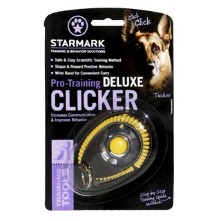 Starmark - Deluxe Clicker for Training - with strap