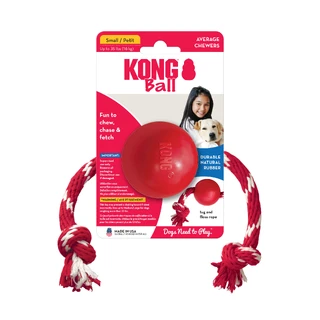 KONG Ball With Rope Small