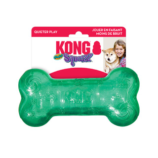 KONG Squeezz Crackle Bone Large