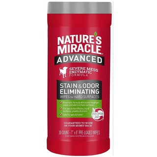 Nature's Miracle Advanced  (Dog & Cat) Stain & Odour Eliminating Wipes 30pk