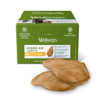 Whimzees Veggie Ears Dog treats - 18 pack