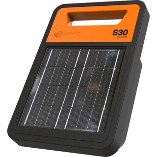 Gallagher S30 (upto 3km) - Lithium Portable Solar Powered Fence Energizer